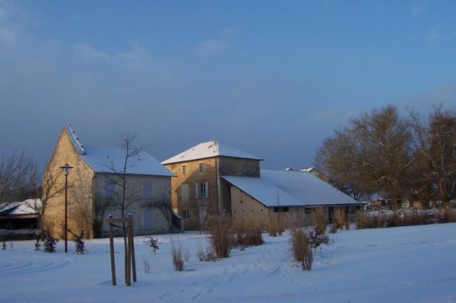 La ferme l'hiver