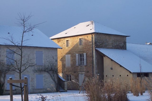 La ferme l'hiver