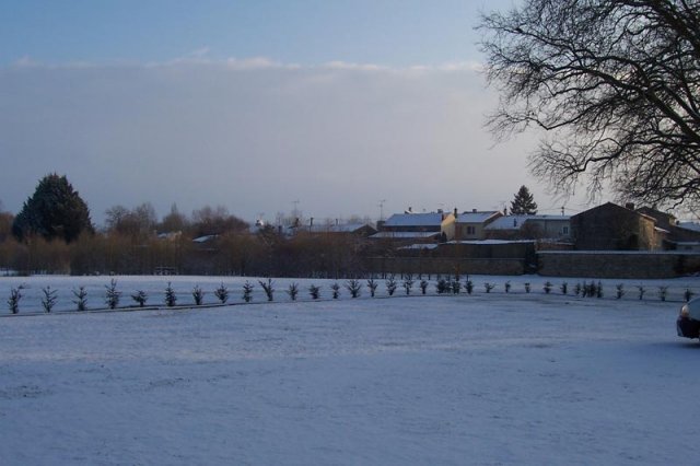 Parc du château l'hiver