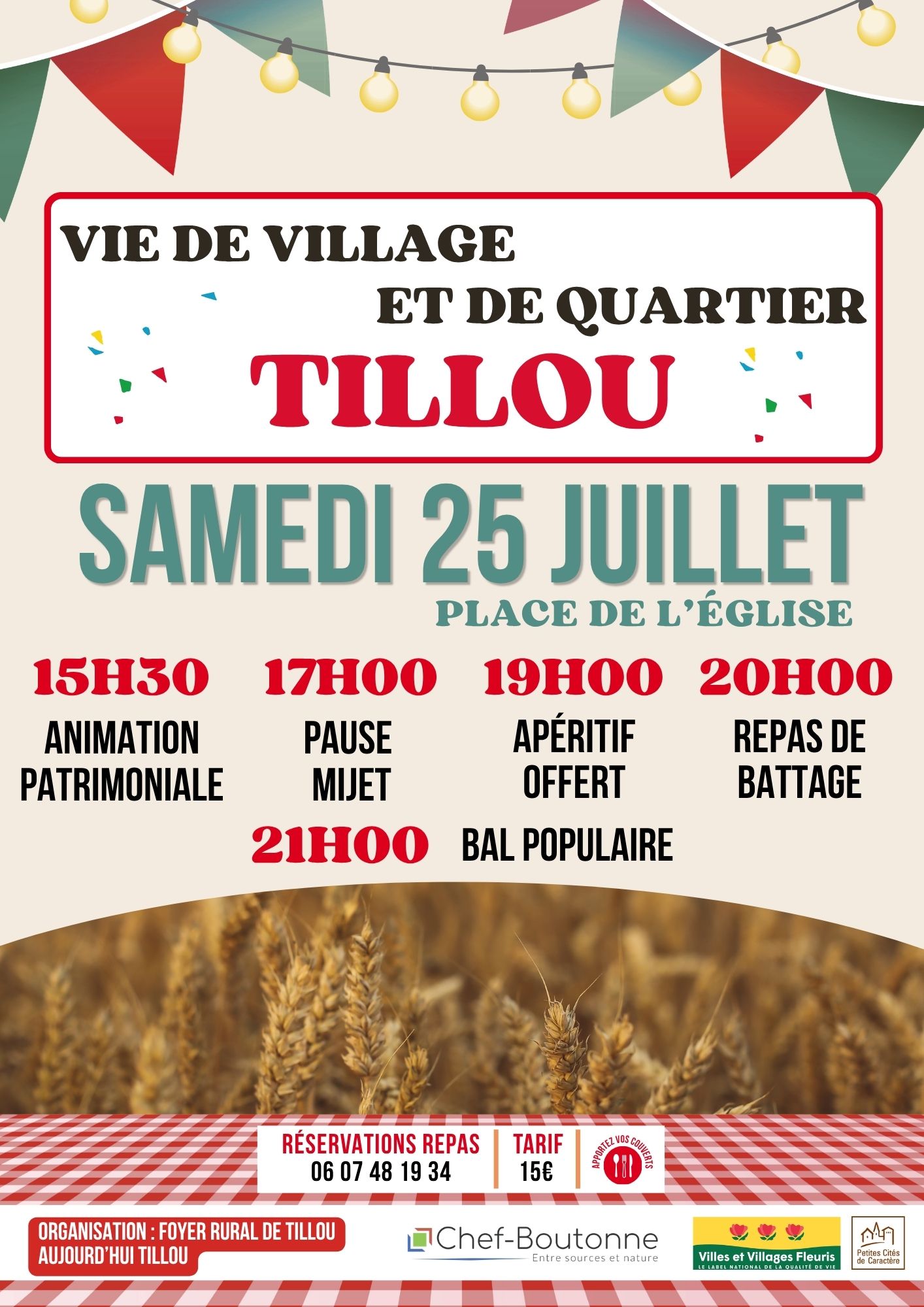 Tillou VIE DE VILLAGE ET QUARTIER