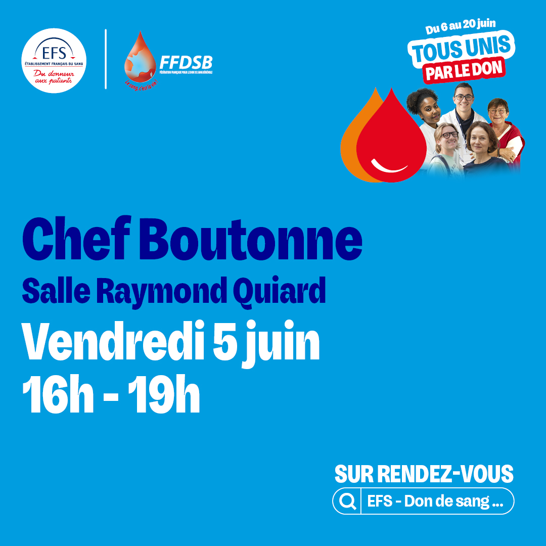 don du sang 5 juin