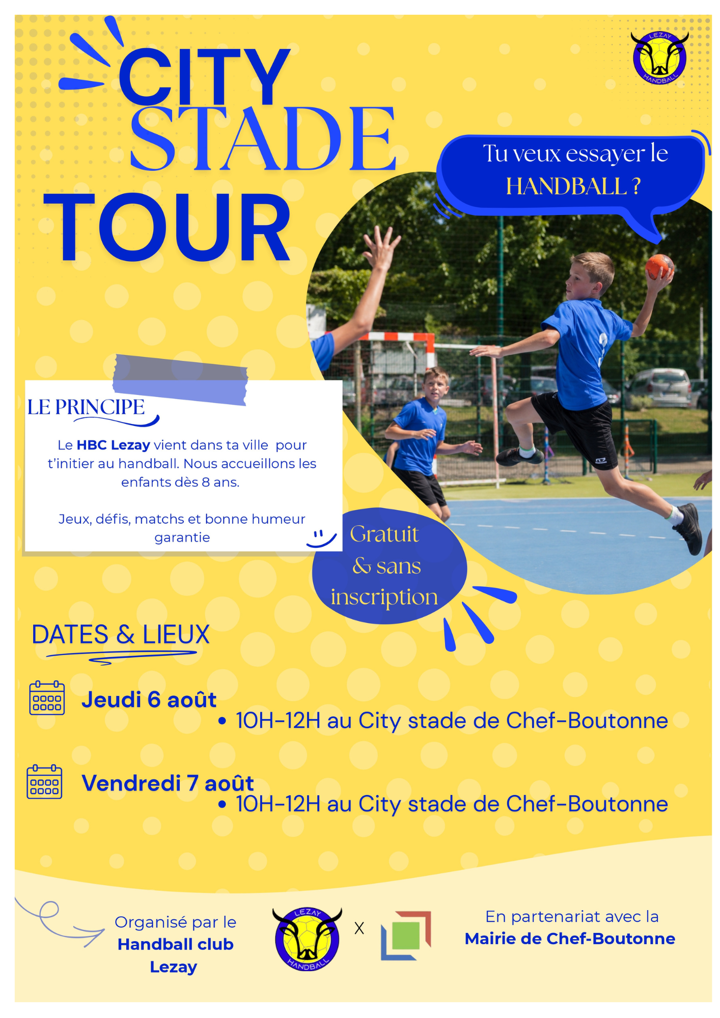 City stade tour 6 aout 2