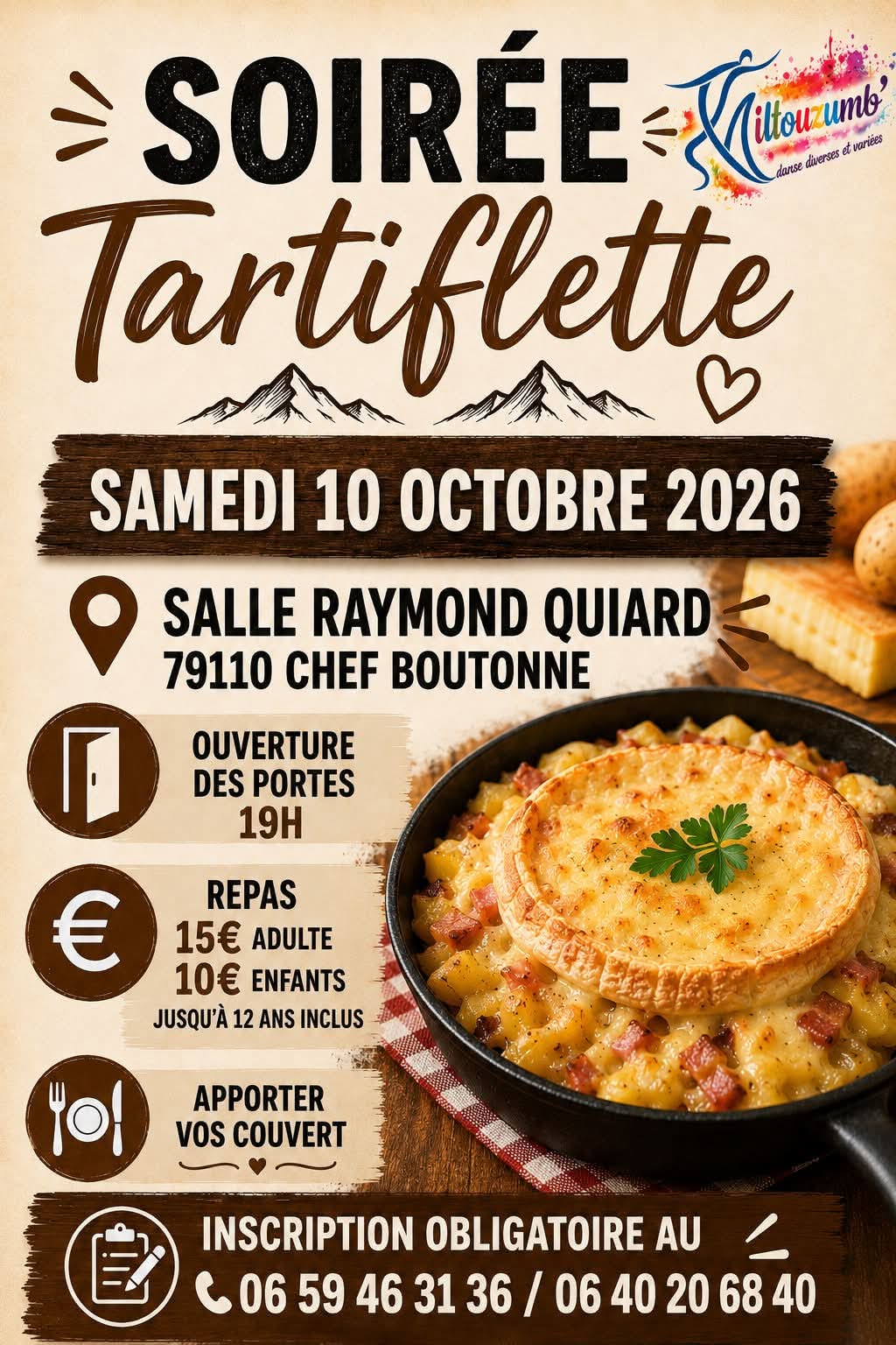 Tartiflette 10 octobre